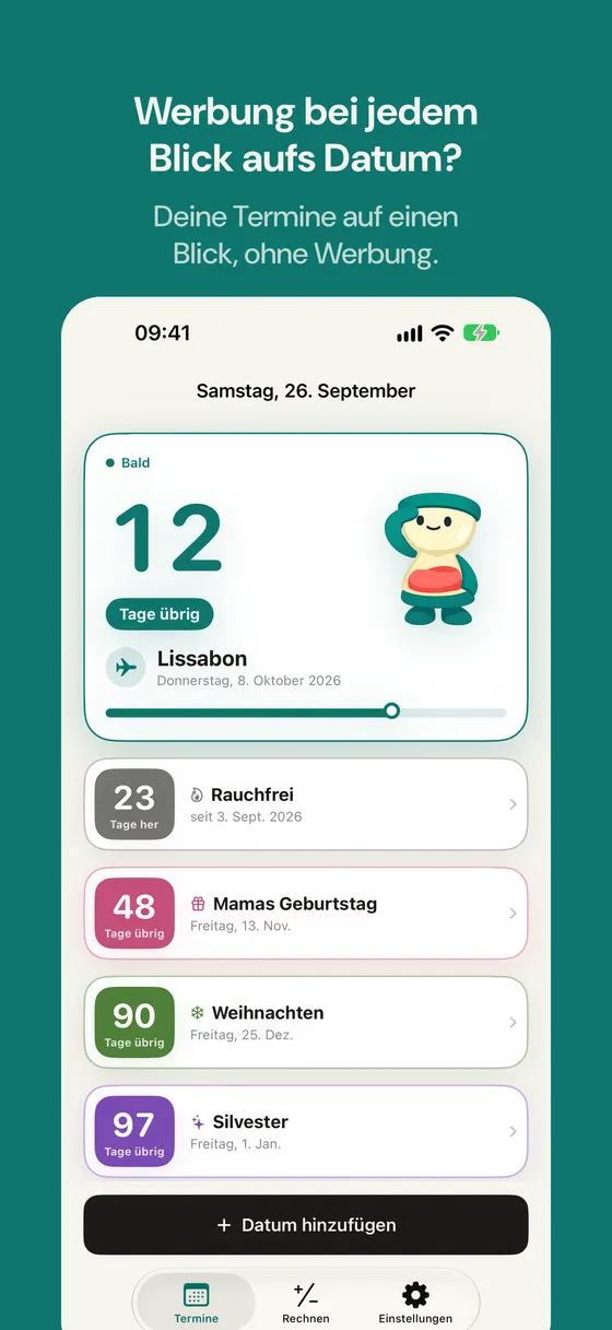 Daysto Bildschirmfoto 1