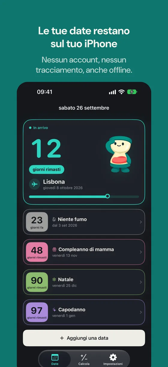Schermata di Daysto 6