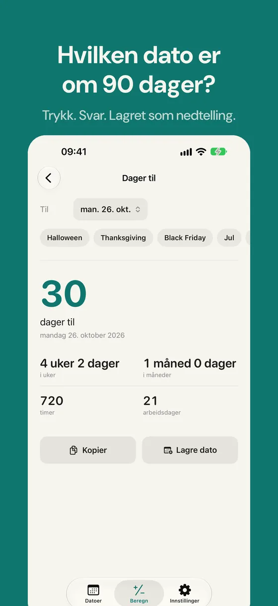 Skjermbilde av Daysto 2