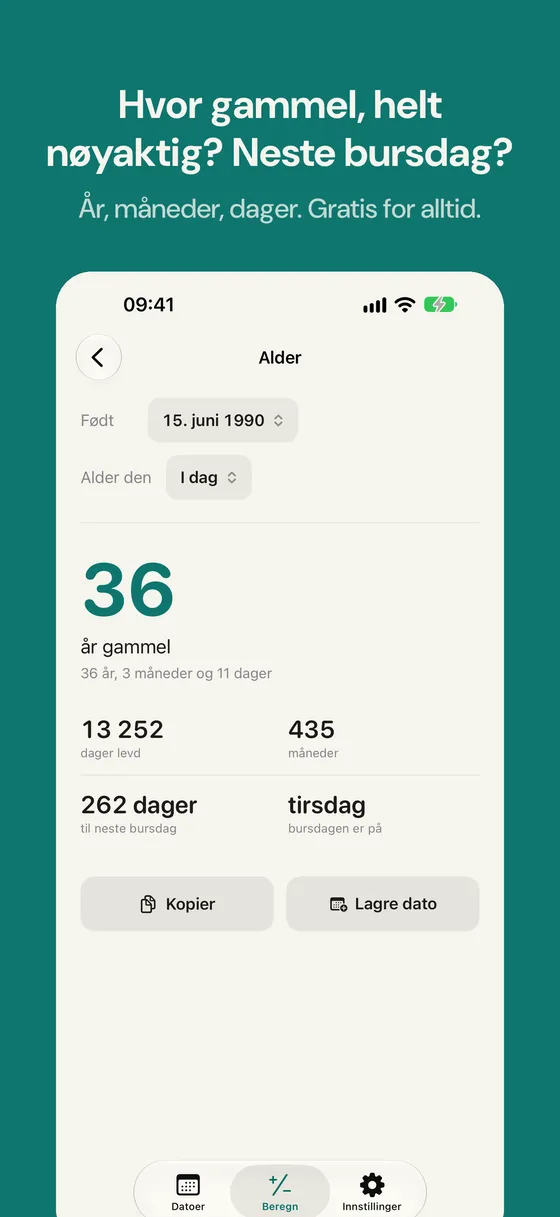 Skjermbilde av Daysto 3
