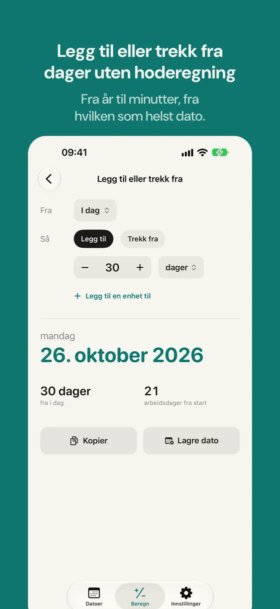 Skjermbilde av Daysto 4