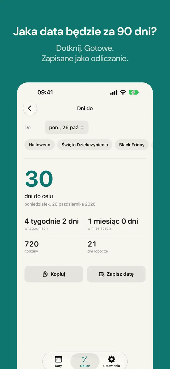 Zrzut ekranu Daysto 2