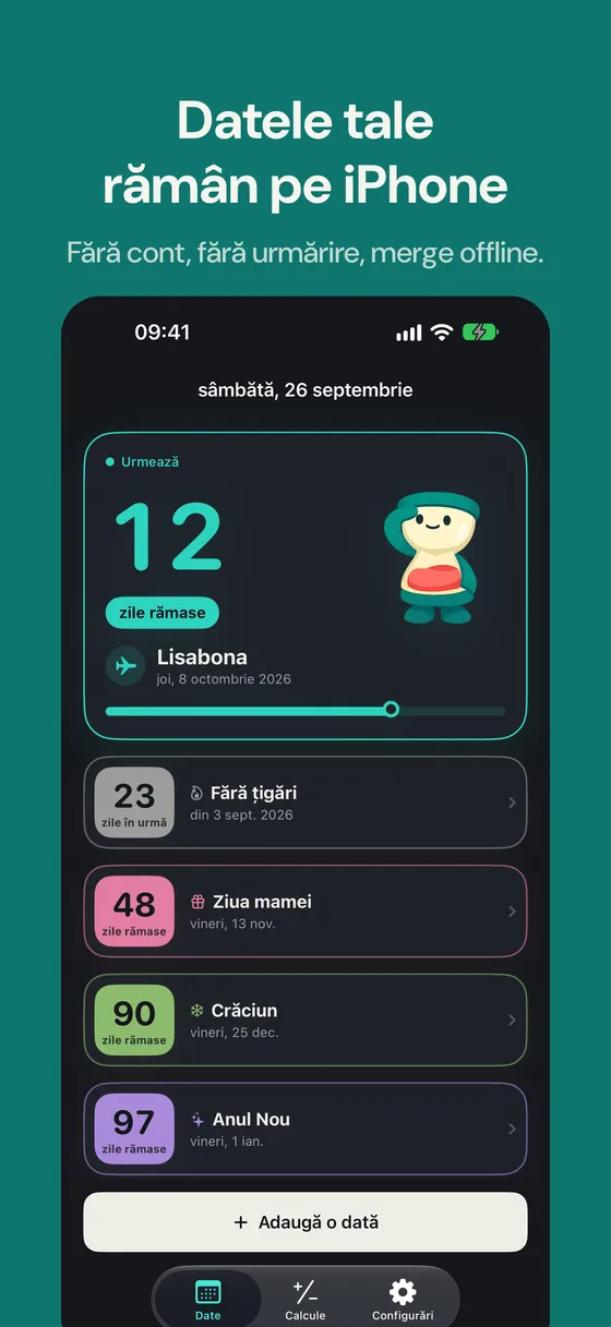 Captură de ecran Daysto 6
