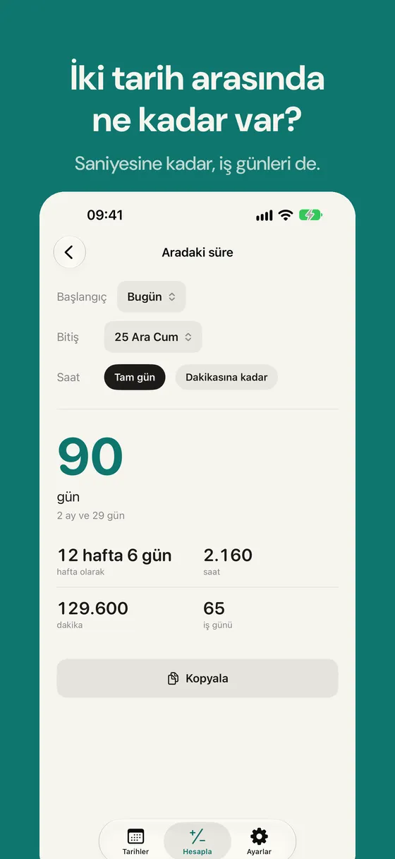 Daysto ekran görüntüsü 5