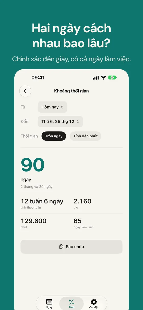 Ảnh chụp màn hình Daysto 5
