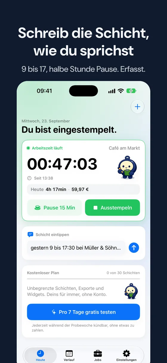 Hourbook Screenshot 4