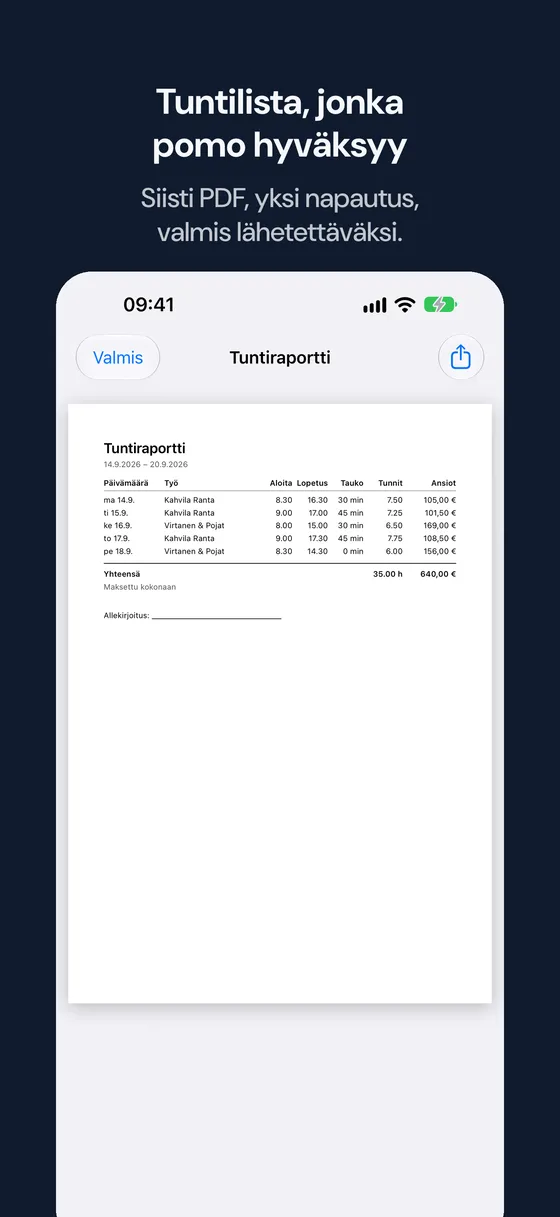 Hourbook kuvakaappaus 3
