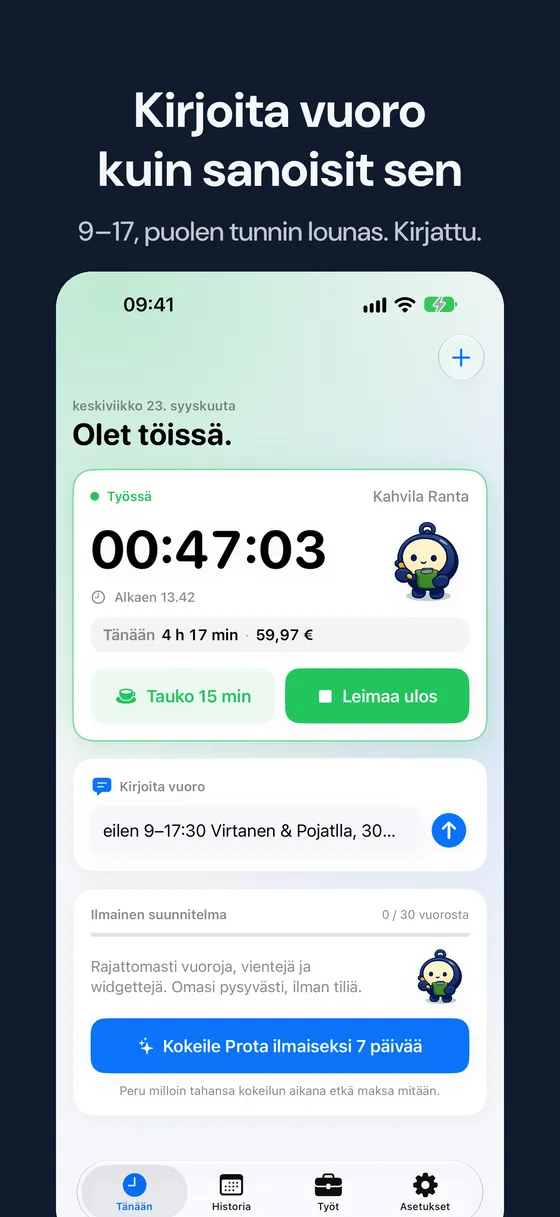 Hourbook kuvakaappaus 4