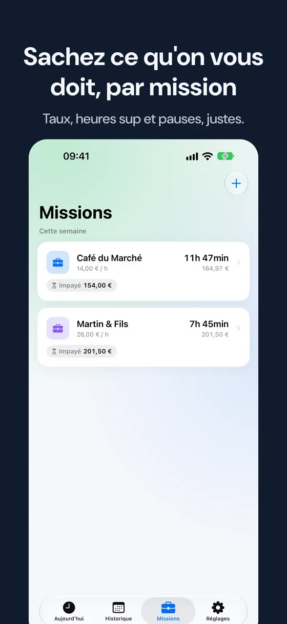 Capture d'écran de Hourbook 5