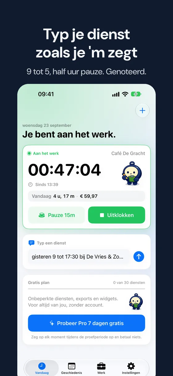 Hourbook screenshot 4