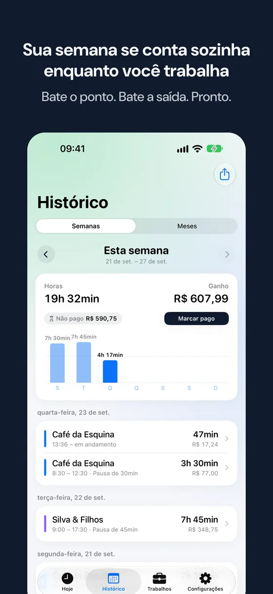 Captura de tela do Hourbook 2