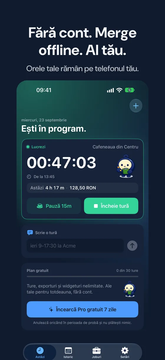 Captură de ecran Hourbook 6