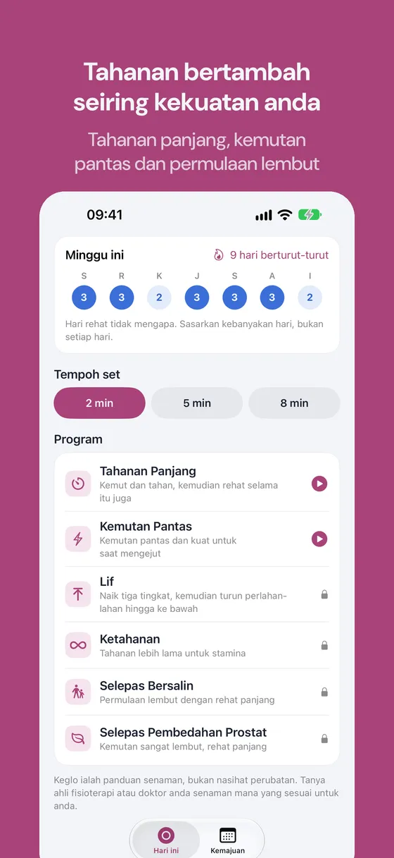 Tangkapan skrin Keglo 4