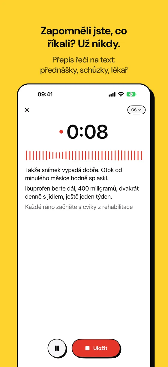Snímek obrazovky Voicejar 1