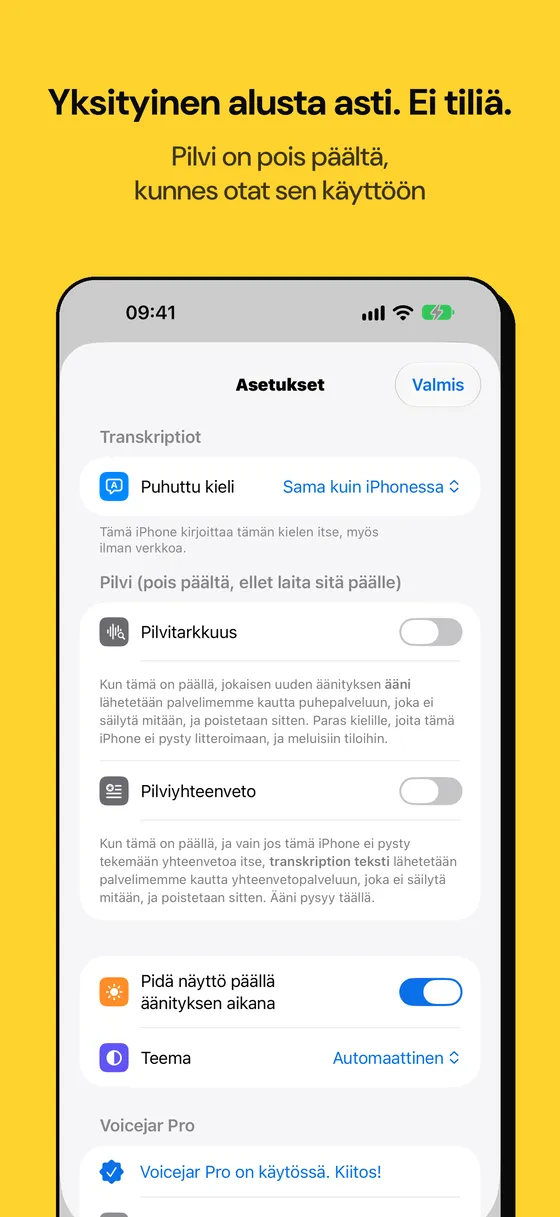 Voicejar-kuvakaappaus 5