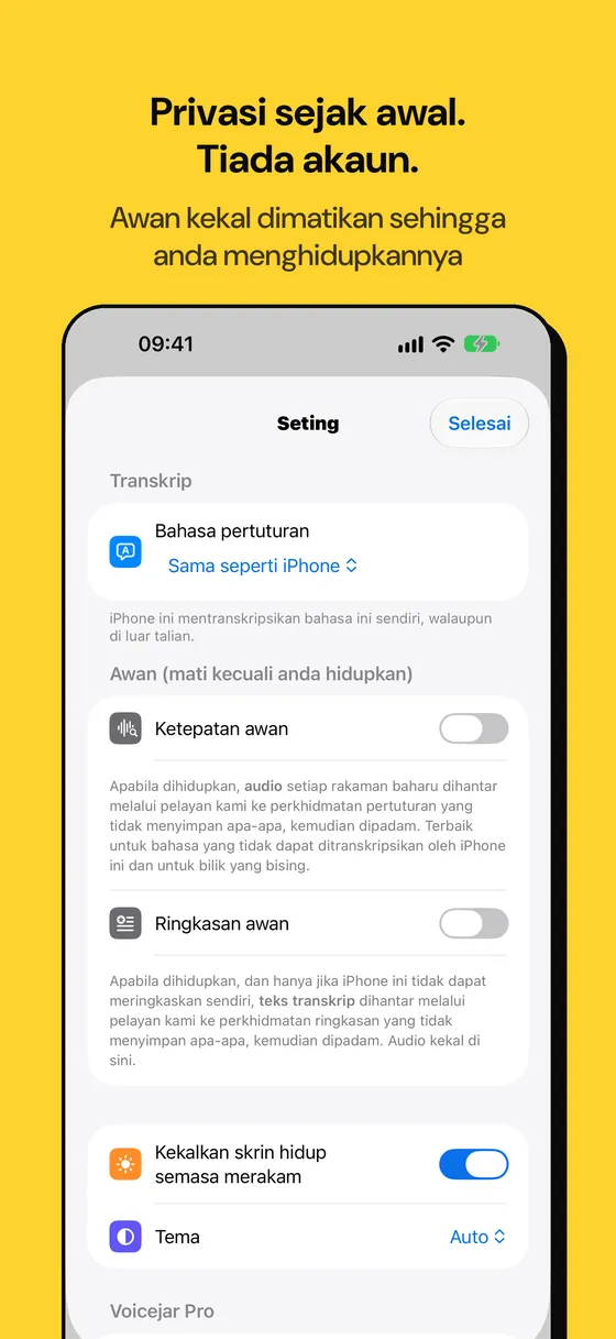 Tangkapan skrin Voicejar 5