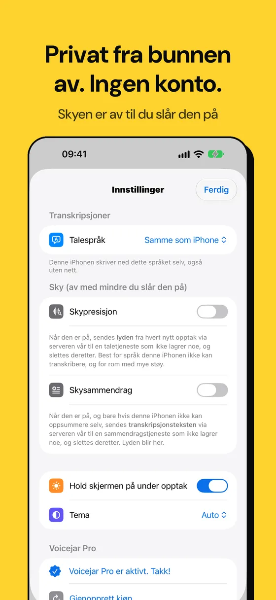 Skjermbilde av Voicejar 5