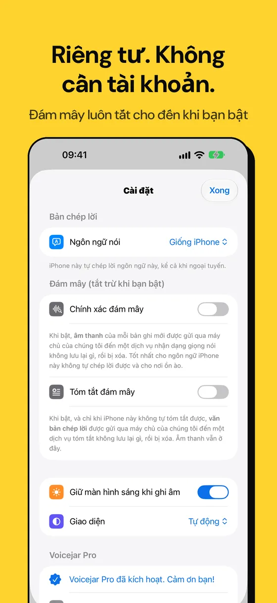 Ảnh chụp màn hình Voicejar 5