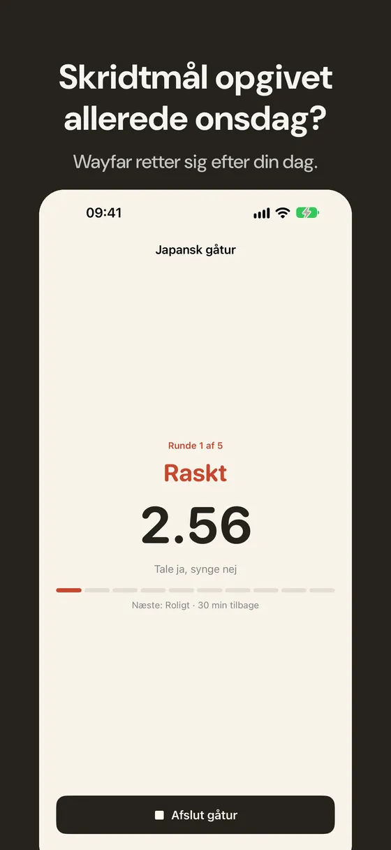 Wayfar skærmbillede 1